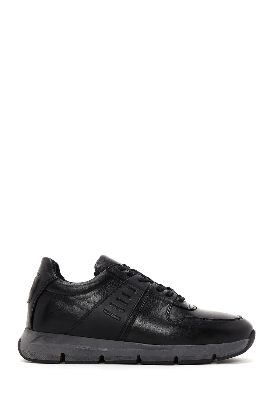 Erkek Siyah Deri Casual Casual Sneaker 23WFD688118 | Derimod