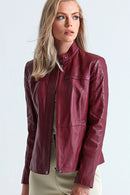 Edith Women's Leather Jacket | Derimod