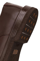 Male Brown Lace-up Leather Casual Shoes | Derimod