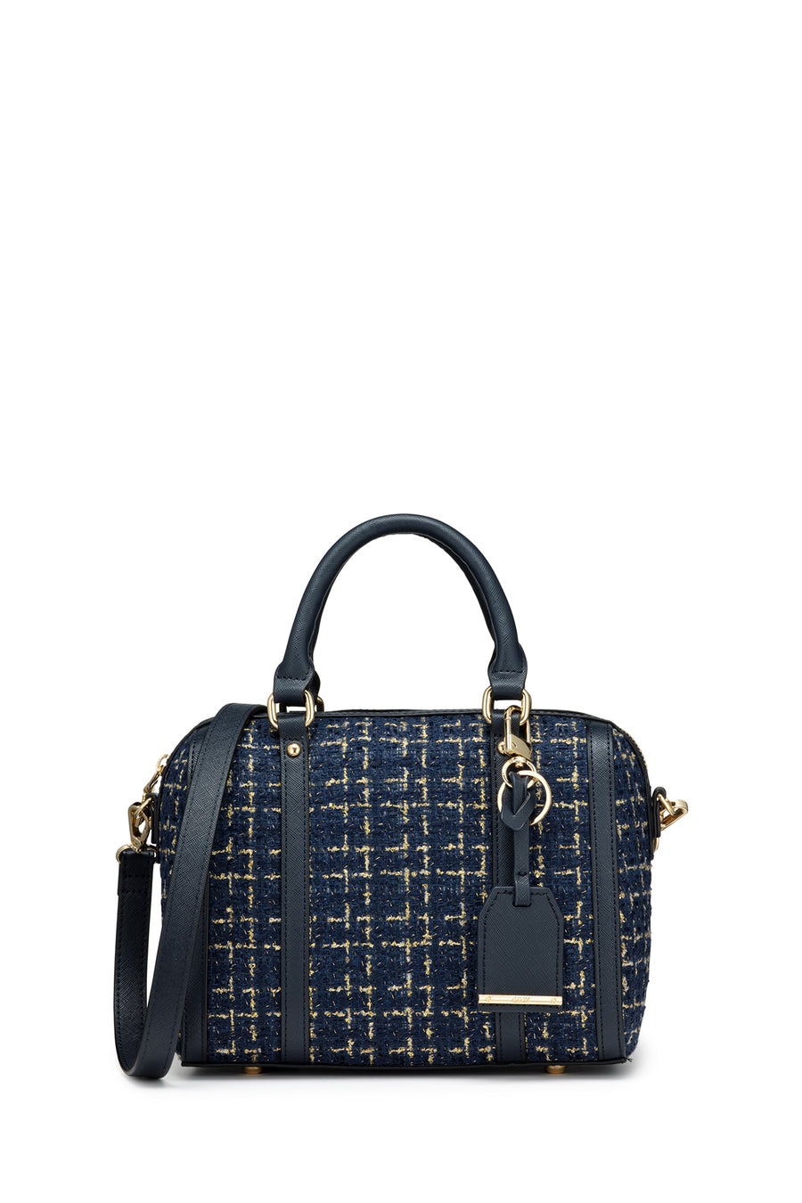 Geox Women's Navy Blue D Zene S Long Strap Leather Handbag
