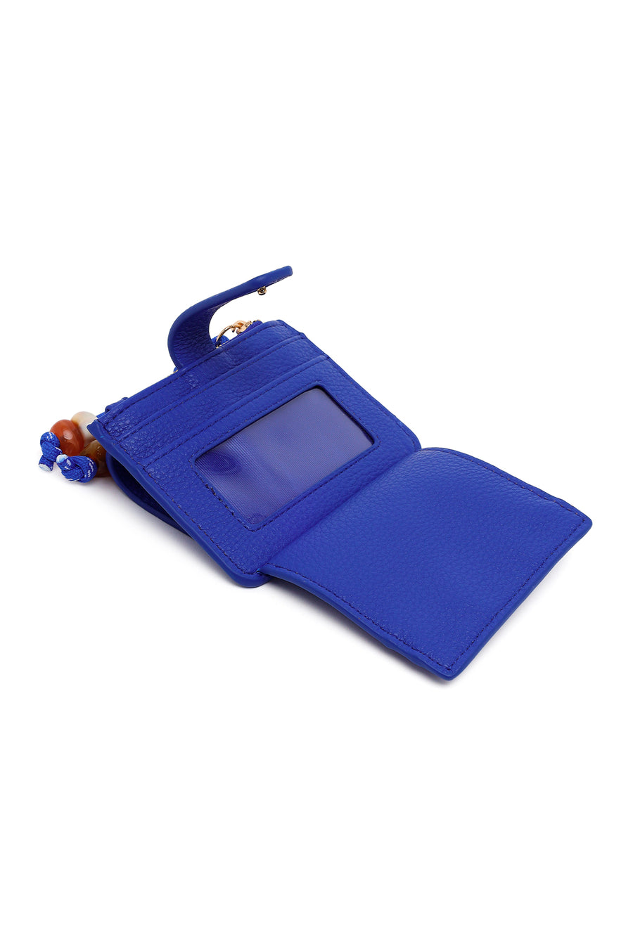 Woman Blue Charm Card Holder