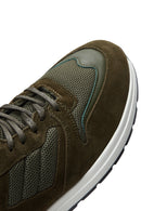 Men's Leather Suede Sneaker | Derimod