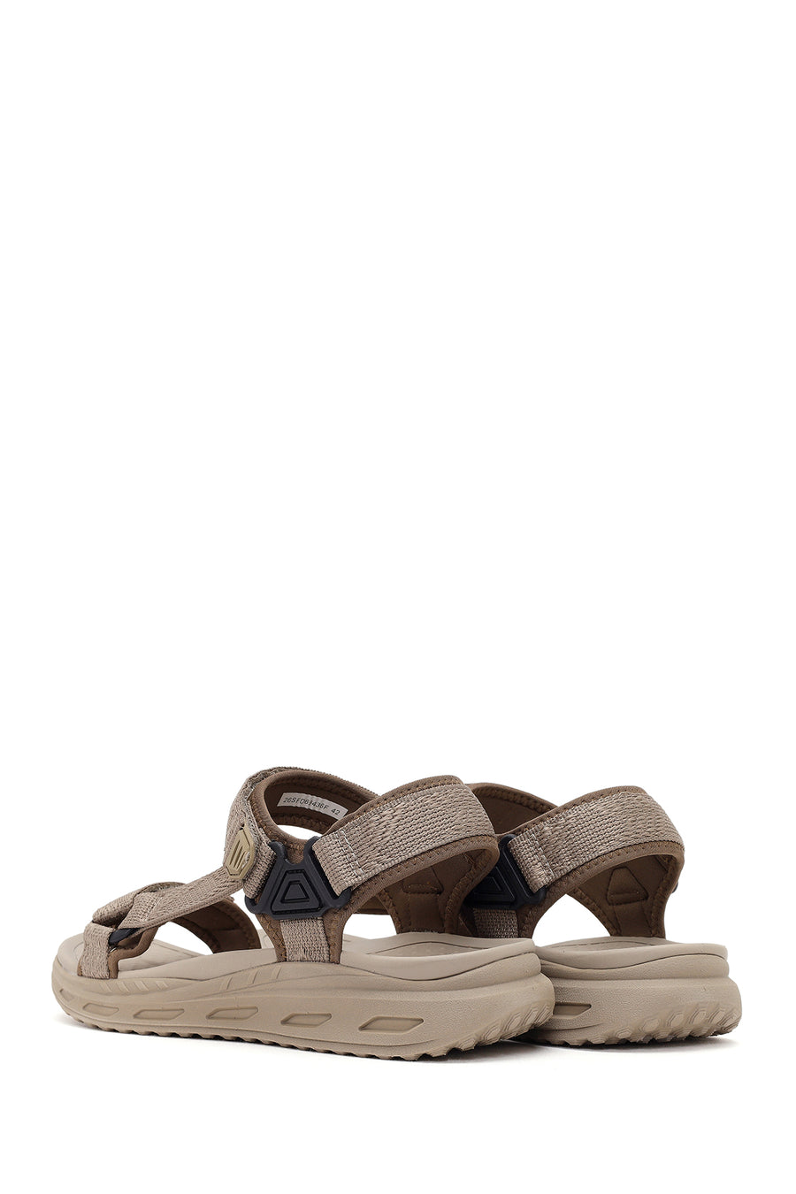 Derimod Zero Male Beige Strapped Fabric Sandals