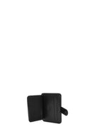 Men's Black Leather Card Holder | Derimod