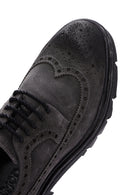 Men's Gray Suede Leather Casual Shoes | Derimod