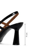 Kadın Siyah Topuklu Deri Ayakkabı | Derimod