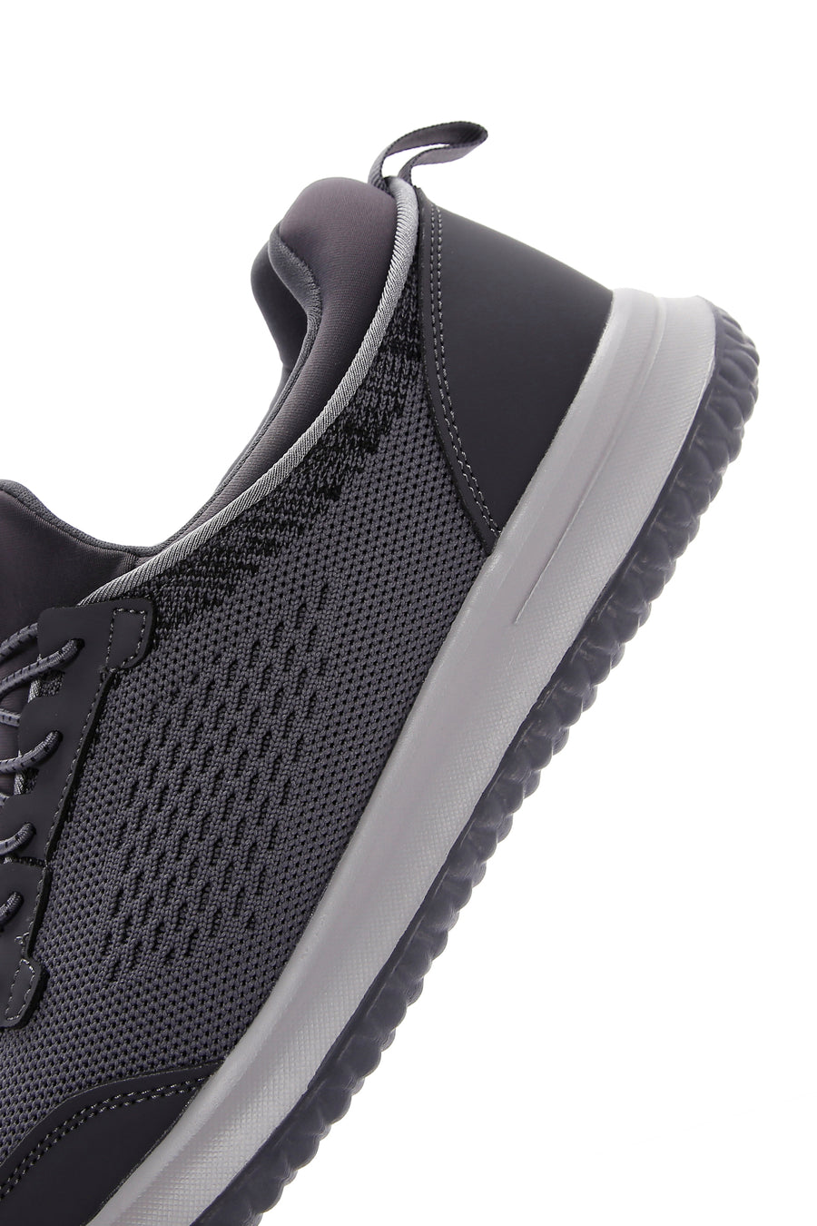 Derimod Zero Men's Gray Lace-Up Thick Soled Fabric Sneaker