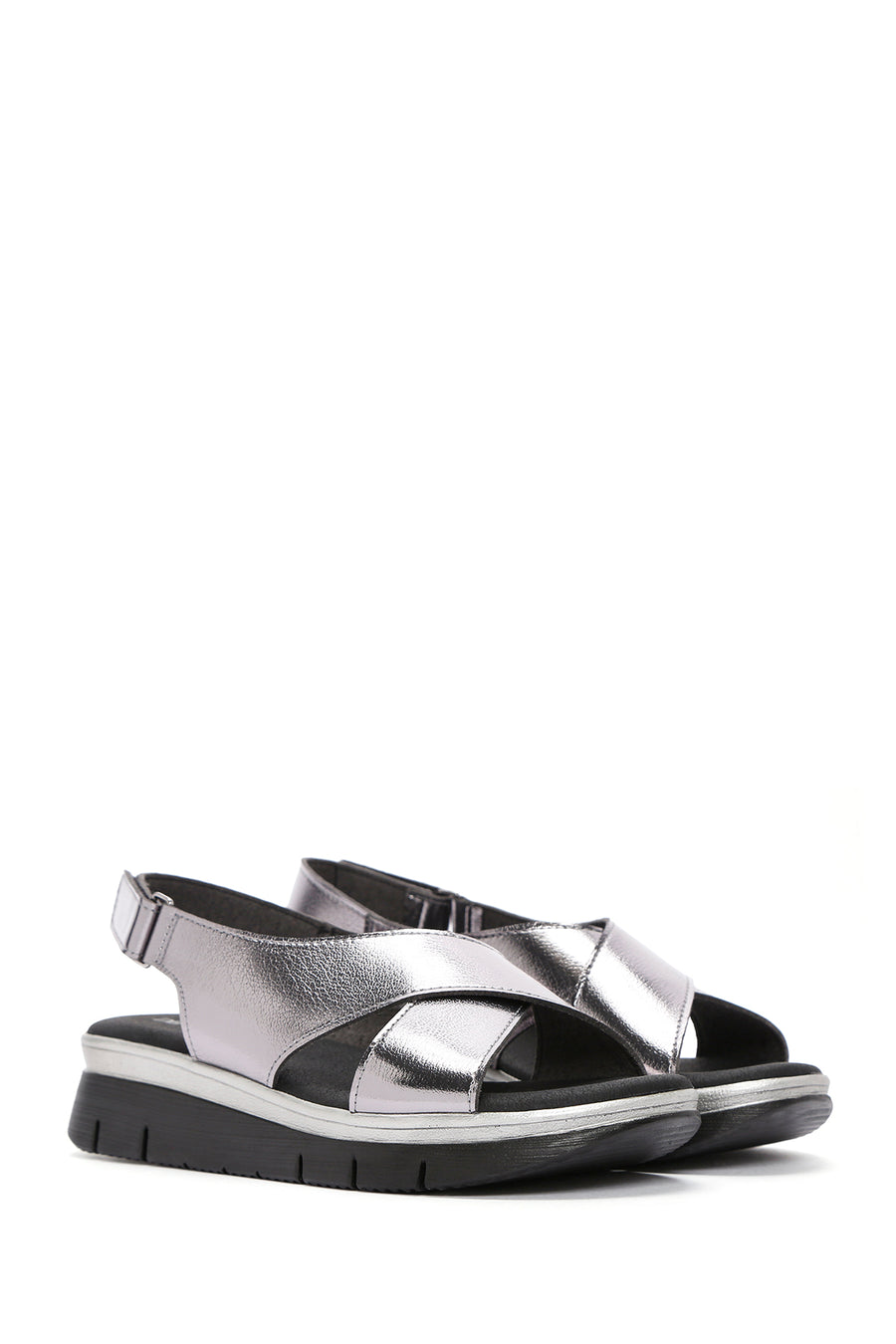 Women's Gray Comfort Sandals