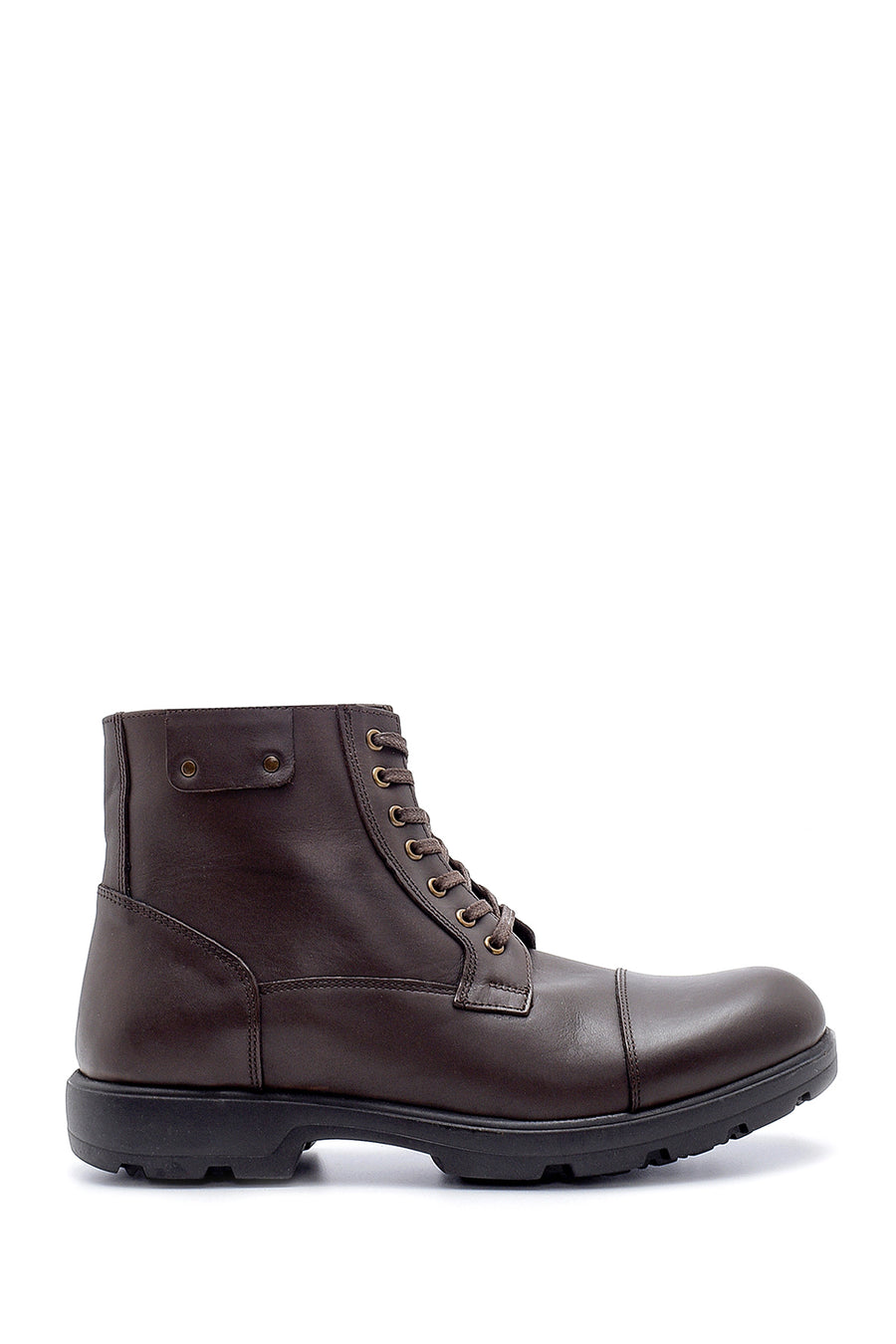 Men's Leather Zipper Detailed Boots 20WFD331118 | Derimod