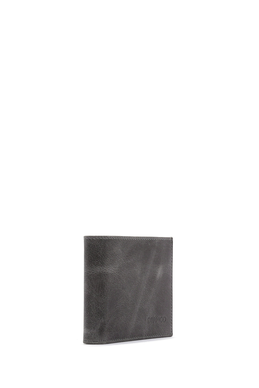 Men's Gray Leather Wallet