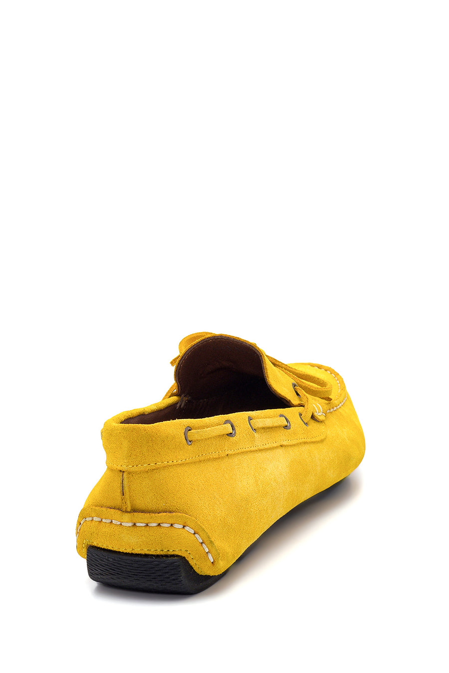 Erkek Sarı Süet Deri Casual Loafer