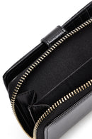 Women's Black Patent Leather Wallet | Derimod