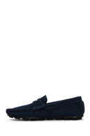 Men's Navy Blue Fabric Loafer | Derimod