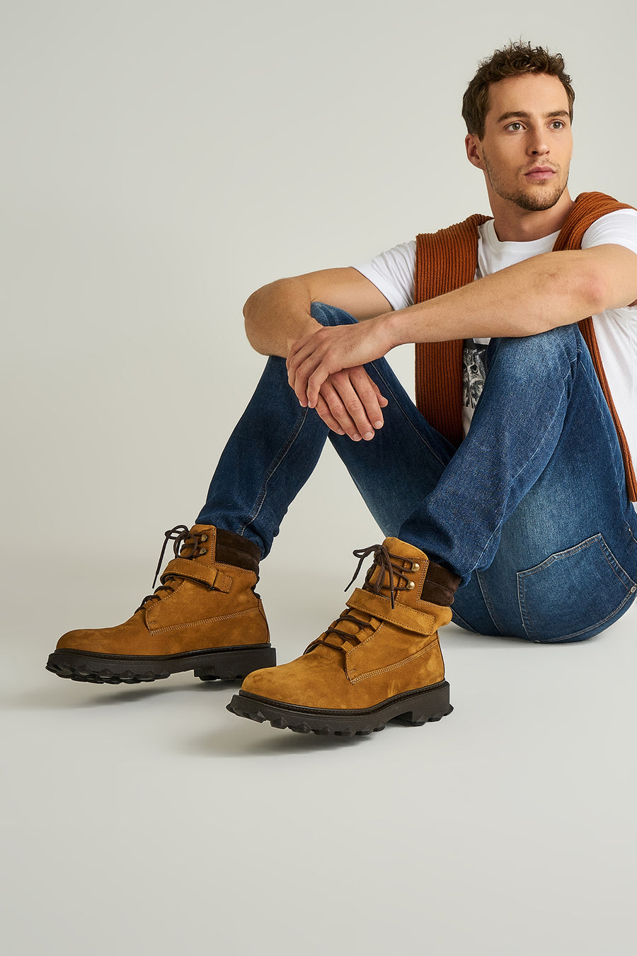 Nubuck Men's Leather Boots