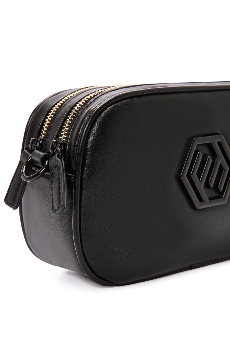 Women's Black Long Strap Crossbody Bag