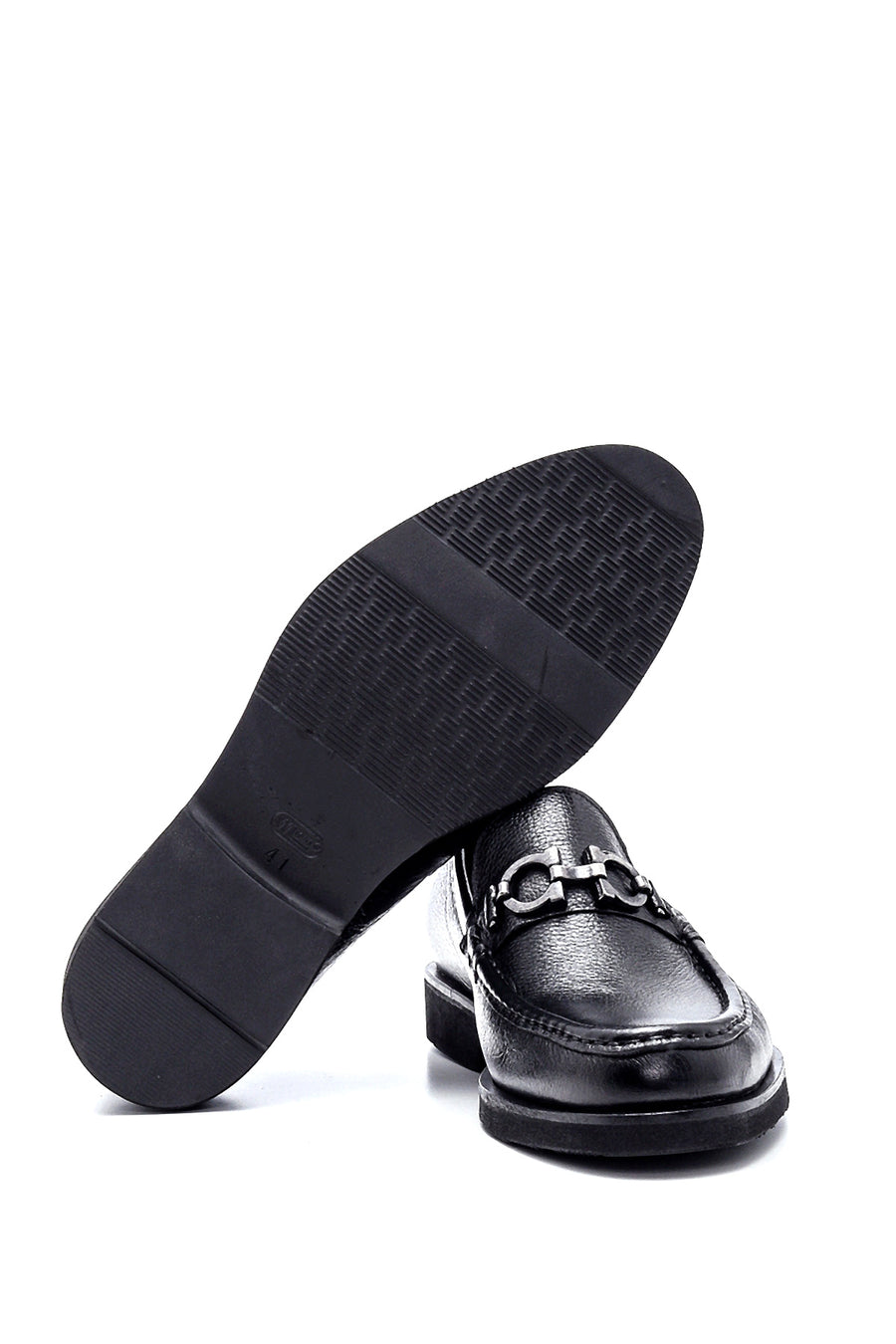 Erkek Deri Tokalı Loafer