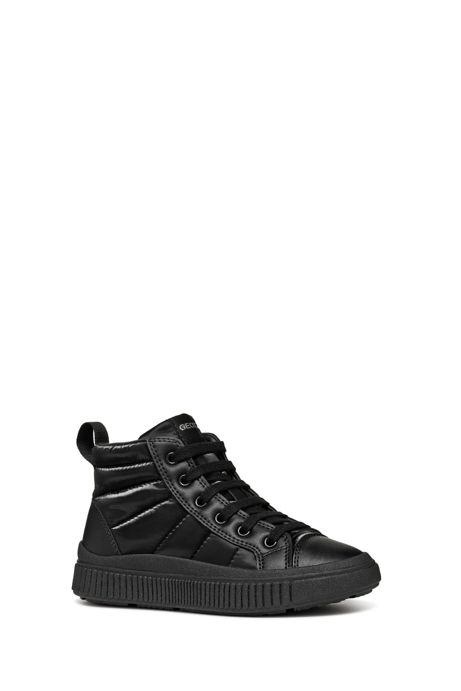 Geox Kız Çocuk Siyah Laquinny Bağcıklı Kumaş Bilekli Sneaker