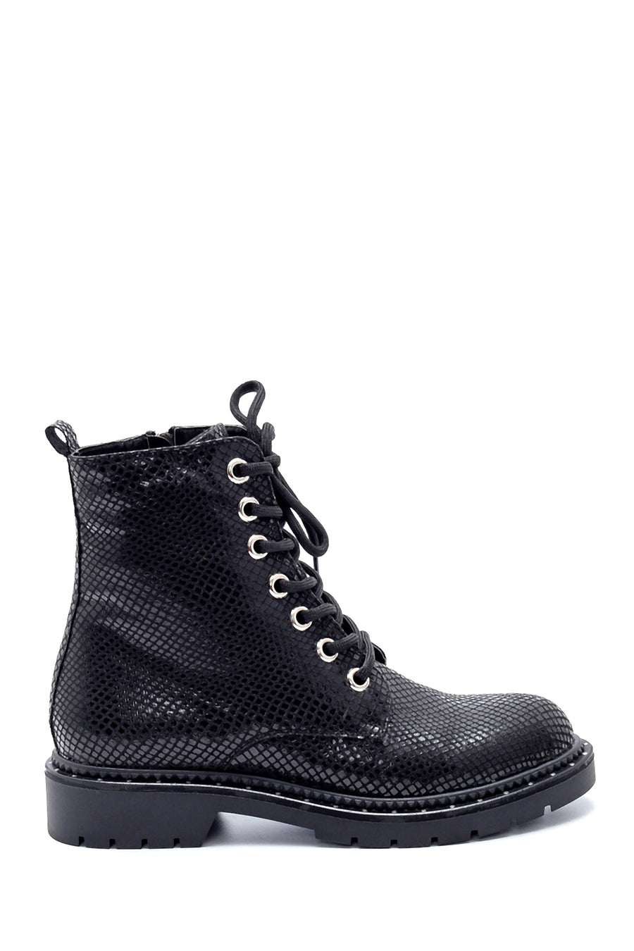 Women's Snakeskin Patterned Boots 20WFE124040 | Derimod