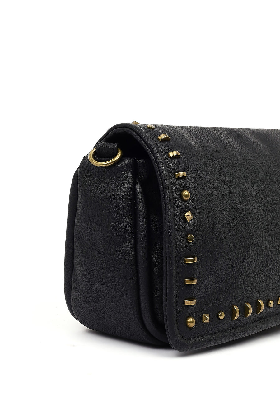 Women's Black Long Strap Crossbody Bag