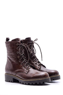 Women's Lace-Up Leather Boots | Derimod