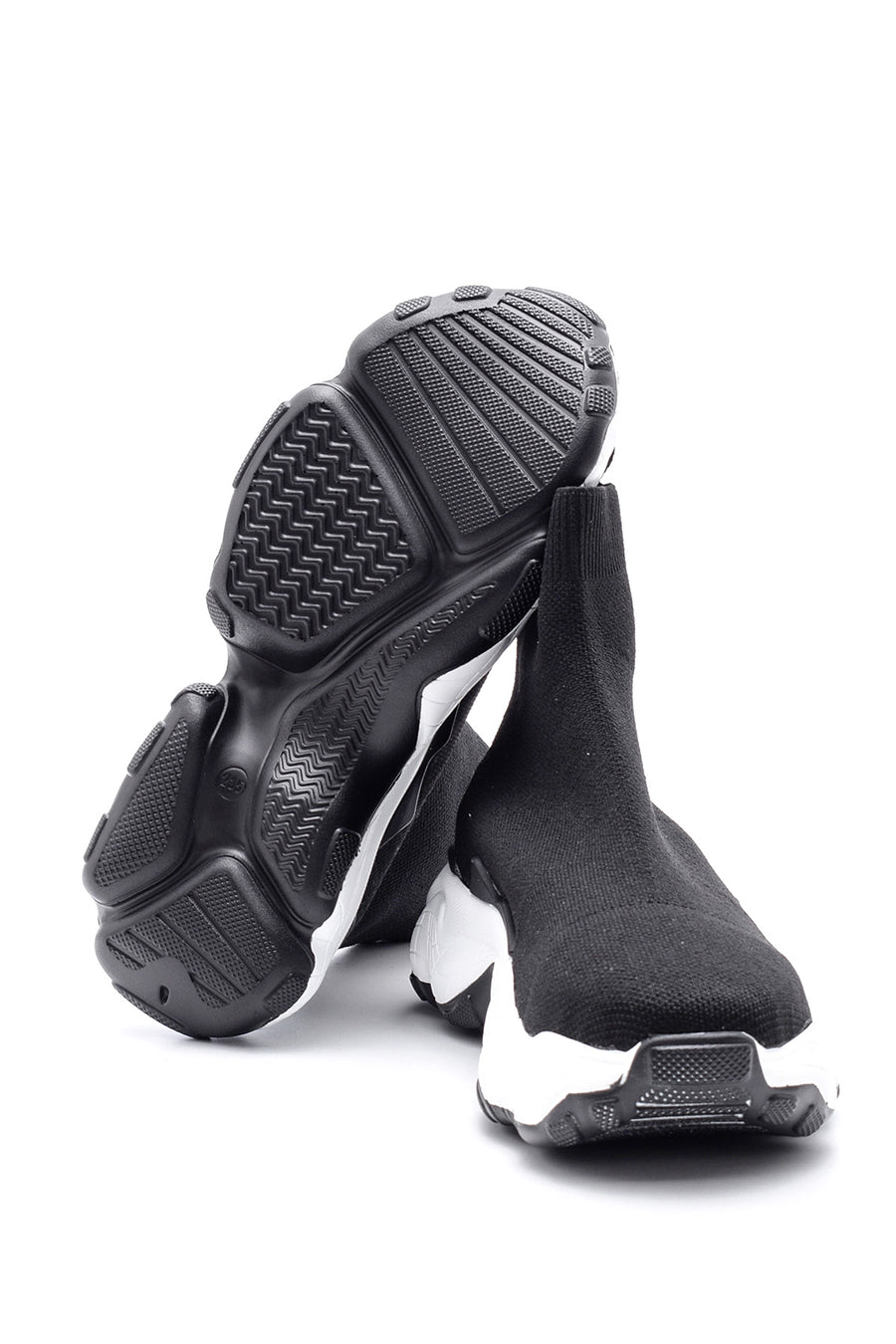Women's High-Sole Sock Boots