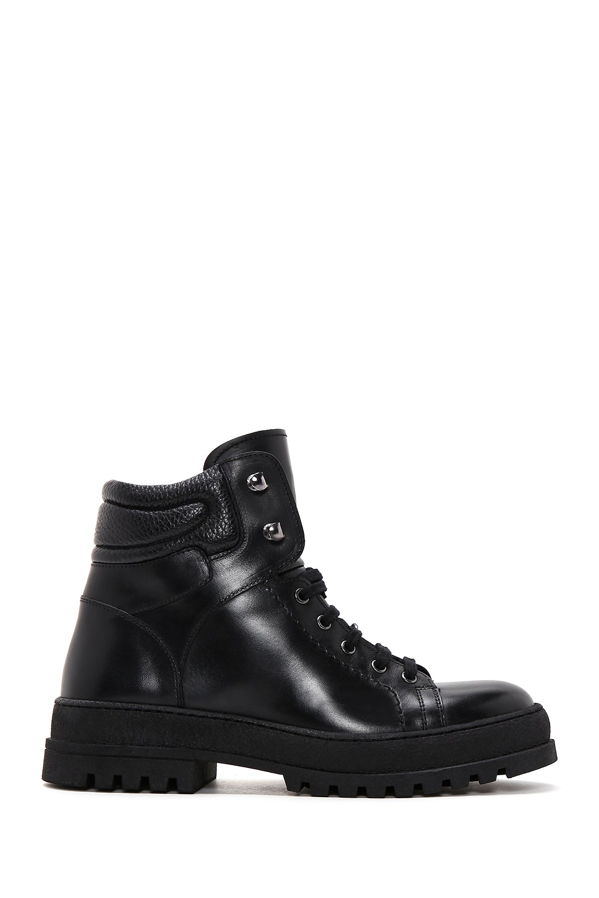 Men's Black Leather Boots 23WFD606318 | Derimod