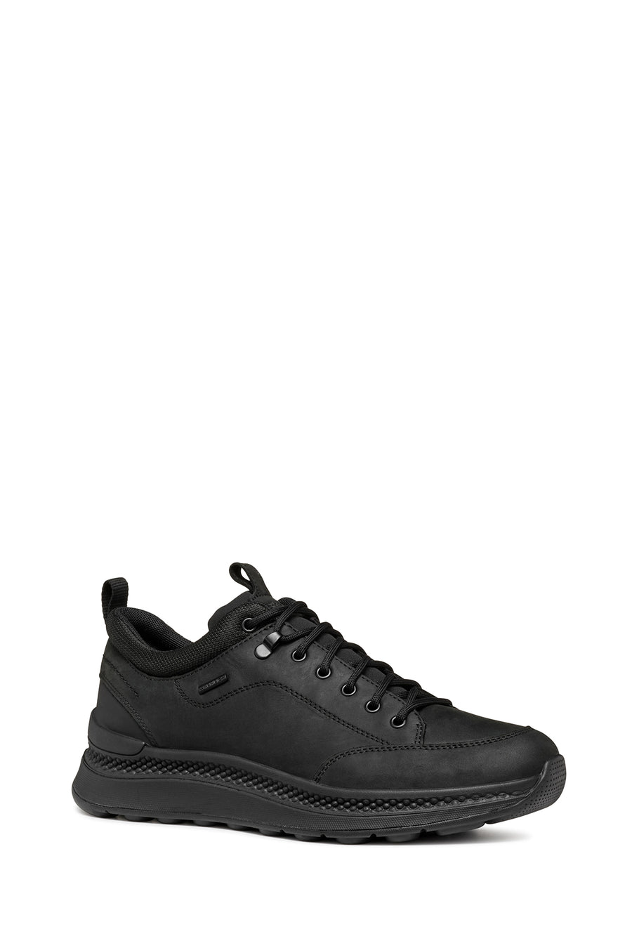 Geox Erkek Siyah Spherica Actif X2 Abx Bağcıklı Waterproof Deri Sneaker