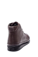 Men's Leather Zippered Boots | Derimod