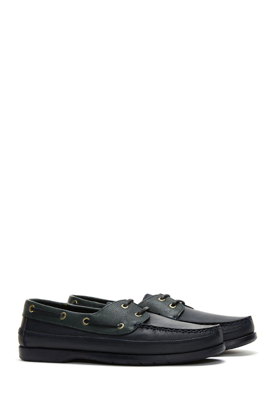 Men's Green Leather Casual Shoes