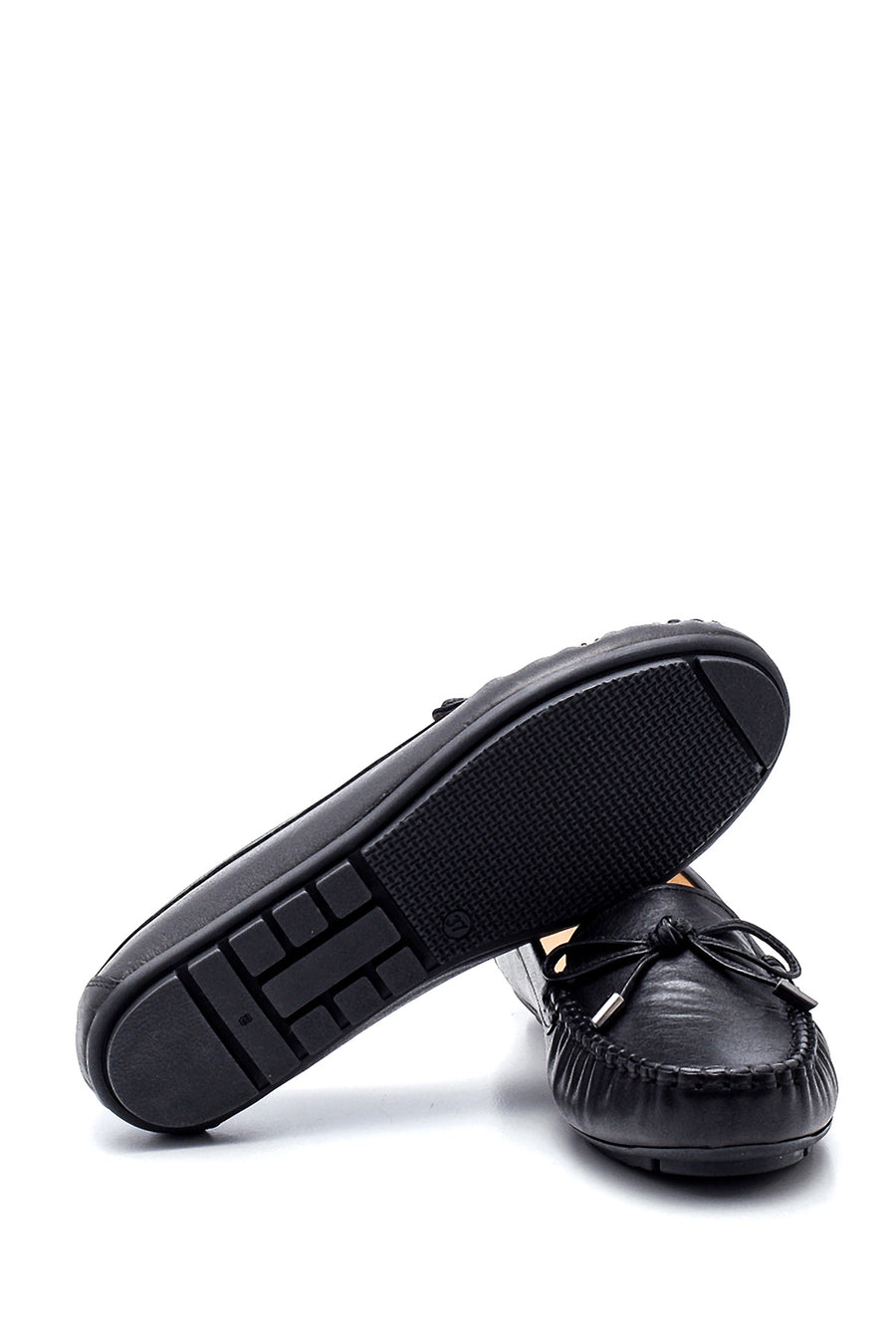 Women's Leather Bow Loafer