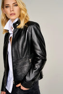 Destiny Women's Leather Jacket | Derimod