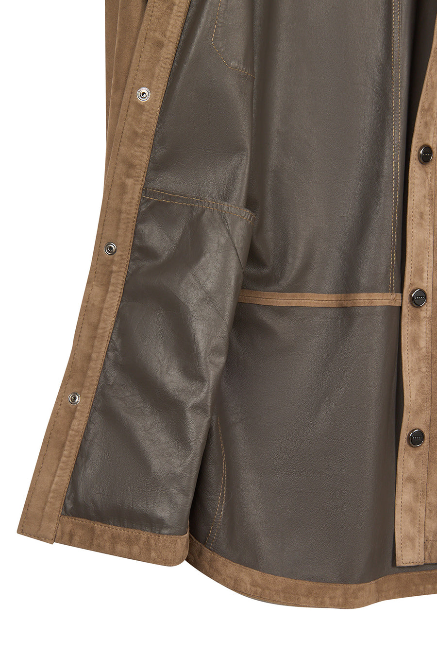 Kroos Male Mink Suede Shirt Jacket