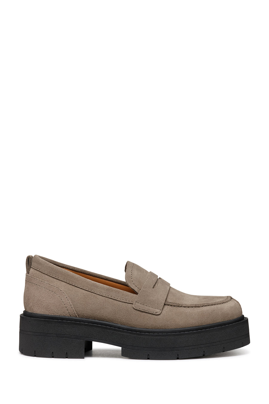 Geox Women's Mink Spherica Ec7 Suede Leather Masculine Loafer D36VDI00022C6029 | Derimod