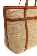 Woman Taba Wicker Shoulder Bag | Derimod