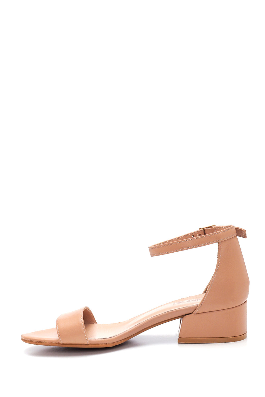 Women's White Casual Heeled Sandals