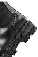 Harley Davidson Women's Black Spiez Zippered Leather Boots | Derimod