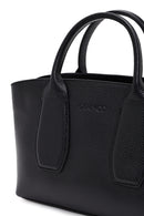 Woman Black Long-Strap Leather Shoulder Bag | Derimod