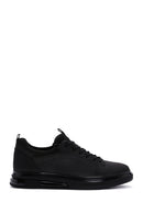 Men's Black Nubuck Leather Sneaker | Derimod