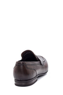 Erkek Kahverengi Deri Klasik Loafer | Derimod