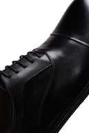 Men's Black Laced Leather Classic Shoes | Derimod