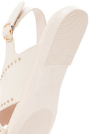 Women's Cream Strappy Sandals | Derimod