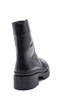 Women's Black Zipper Boots | Derimod