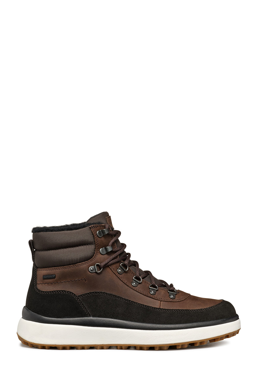 Geox Men's Brown Granito + Grip Abx Laced Waterproof Leather Casual Boots U46FZD0FF22C6009 | Derimod