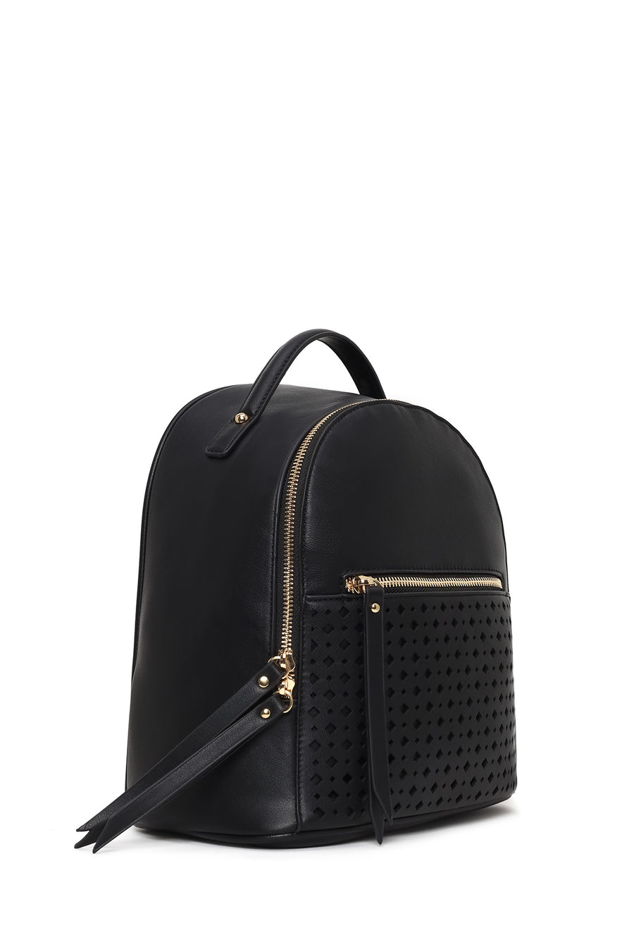 Woman Black Backpack