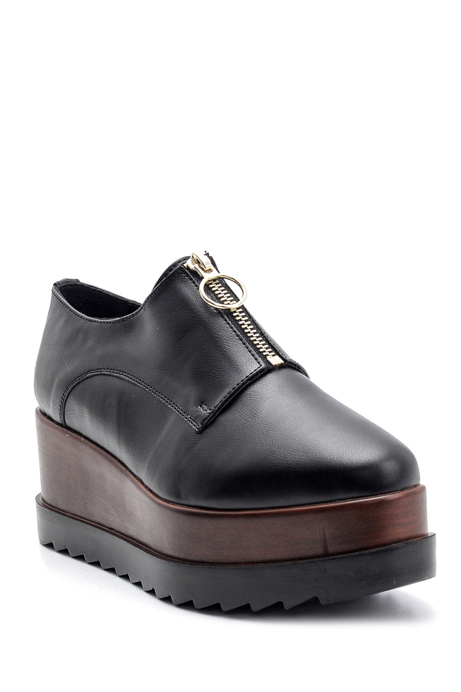 Women's High-Sole Zipper Shoes