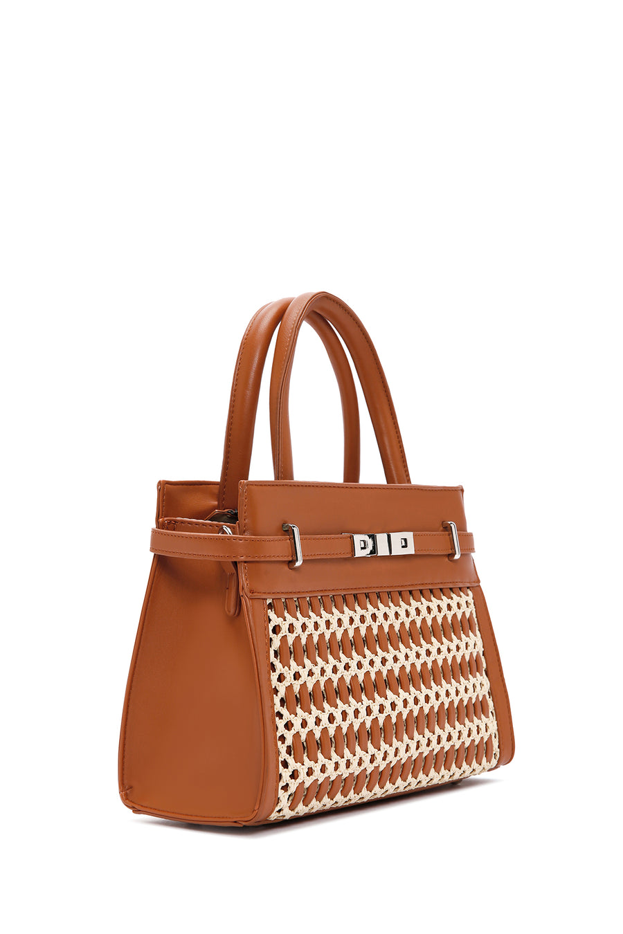 Women's Tan Long Strap Shoulder Bag