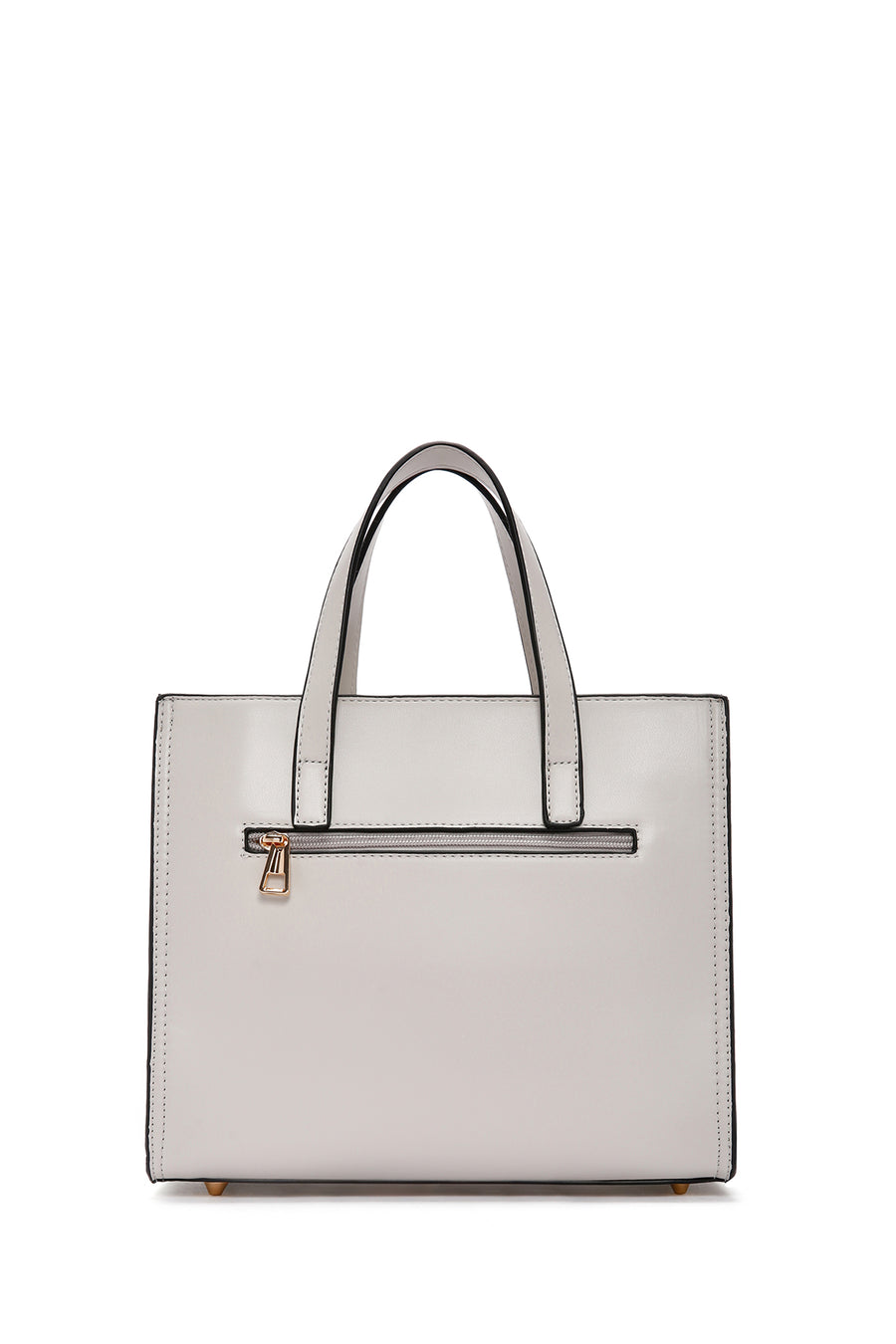 Women's Grey Long Strap Classic Handbag