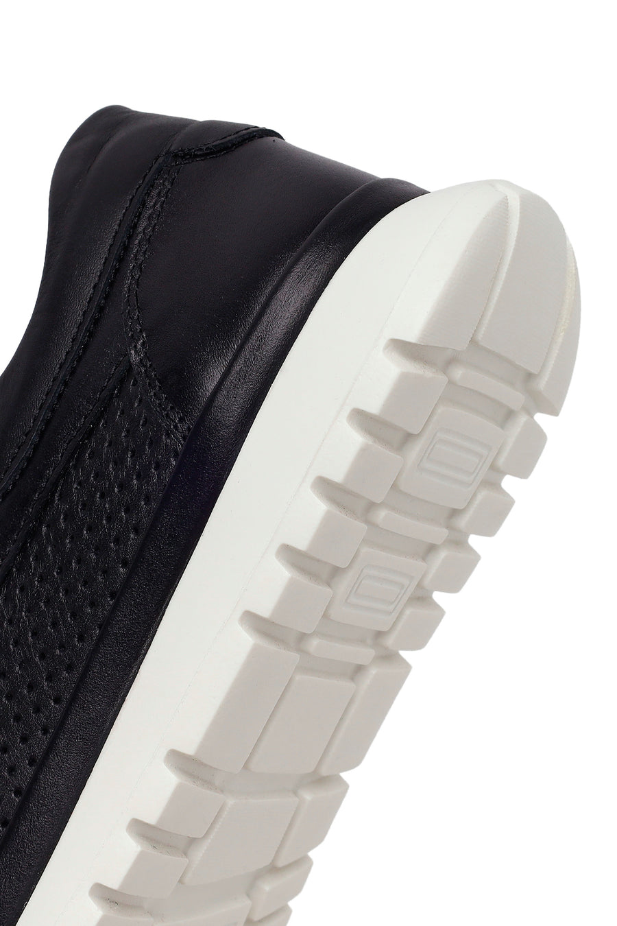 Woman Black Leather Comfort Shoes