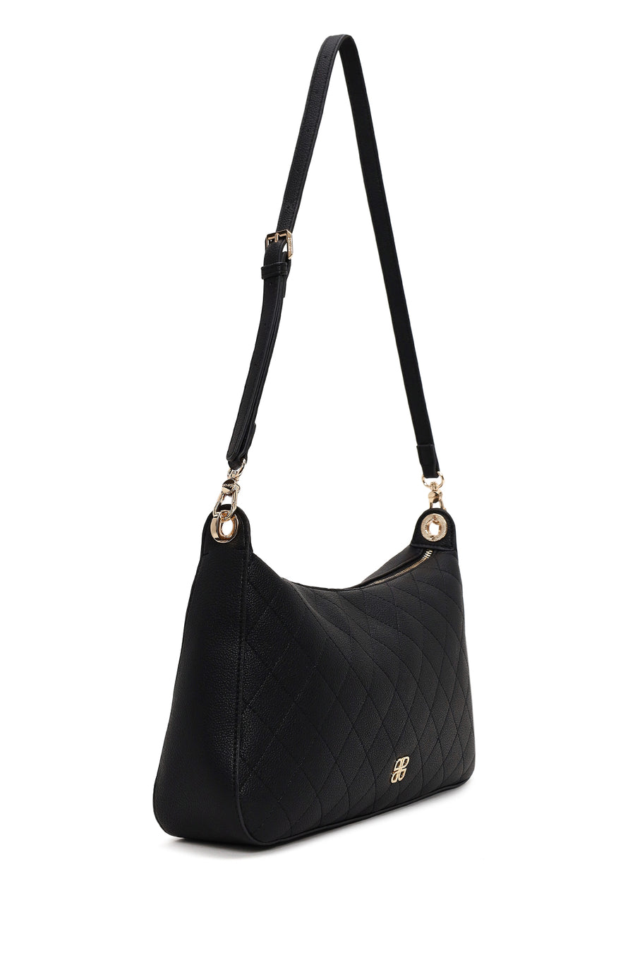 Woman Black Printed Shoulder Bag