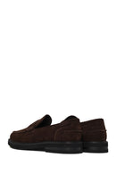 Erkek Kahverengi Süet Deri Casual Loafer | Derimod